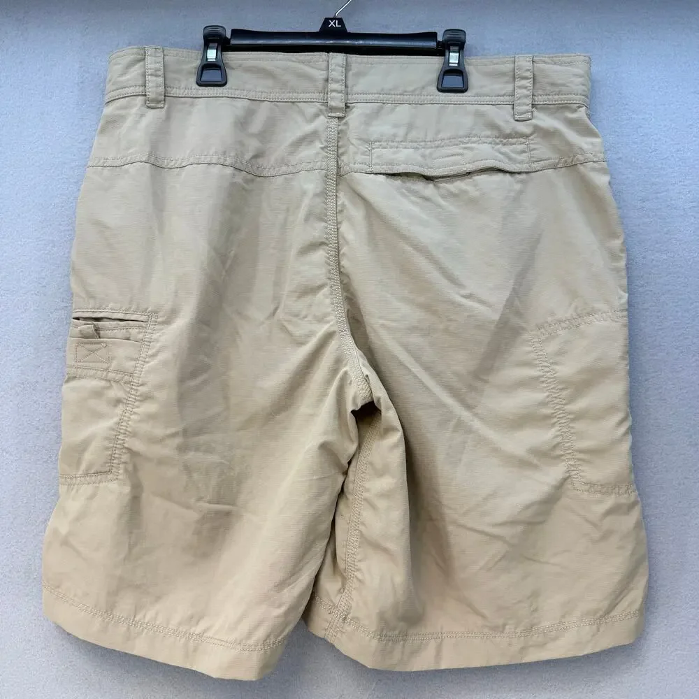 The North Face Shorts Men's 36 Khaki Hiking Shorts Outdoor Gear Gorpcore